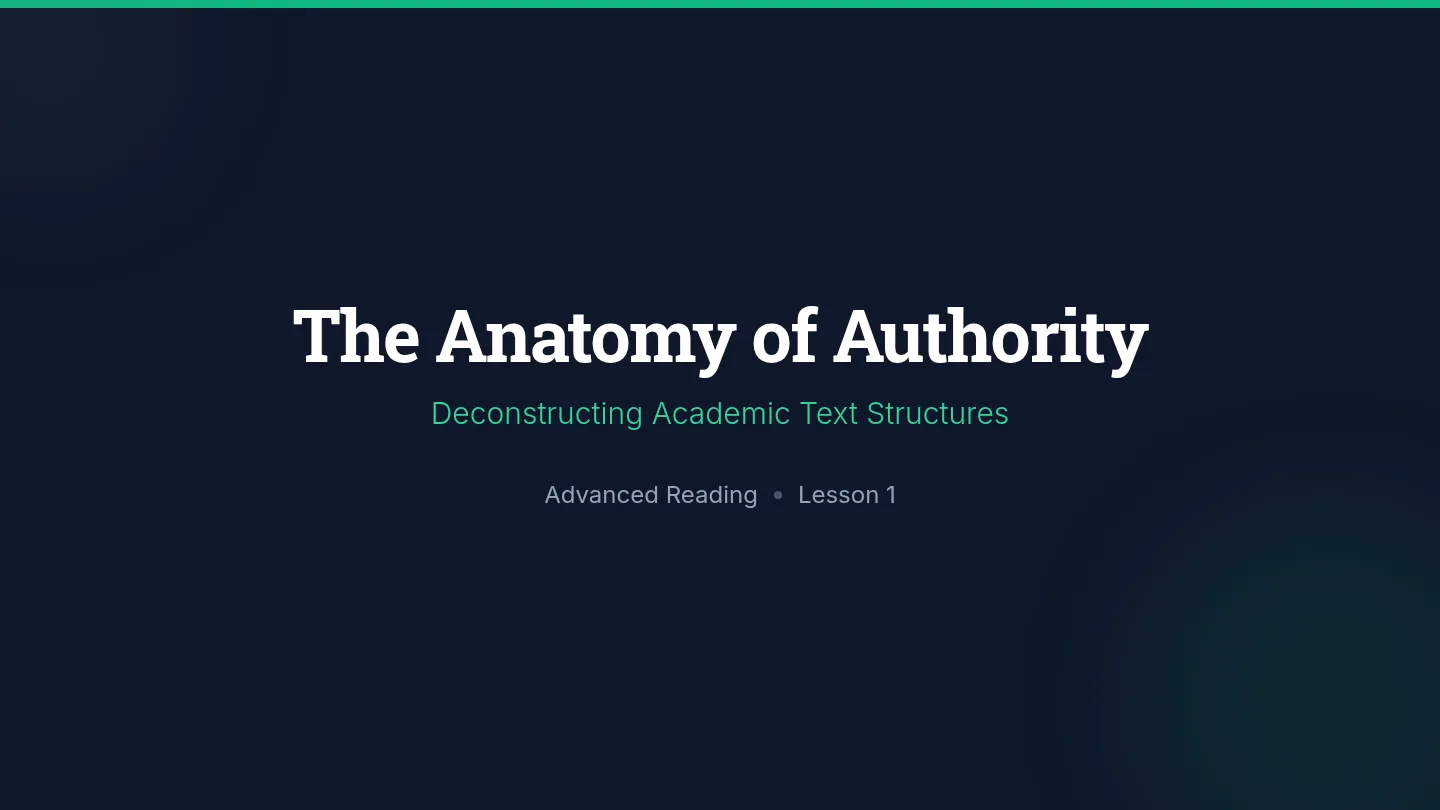 Academic Anatomy Slides