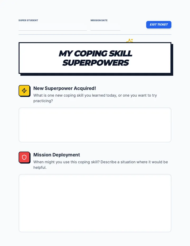 Coping Skills Cool-Down