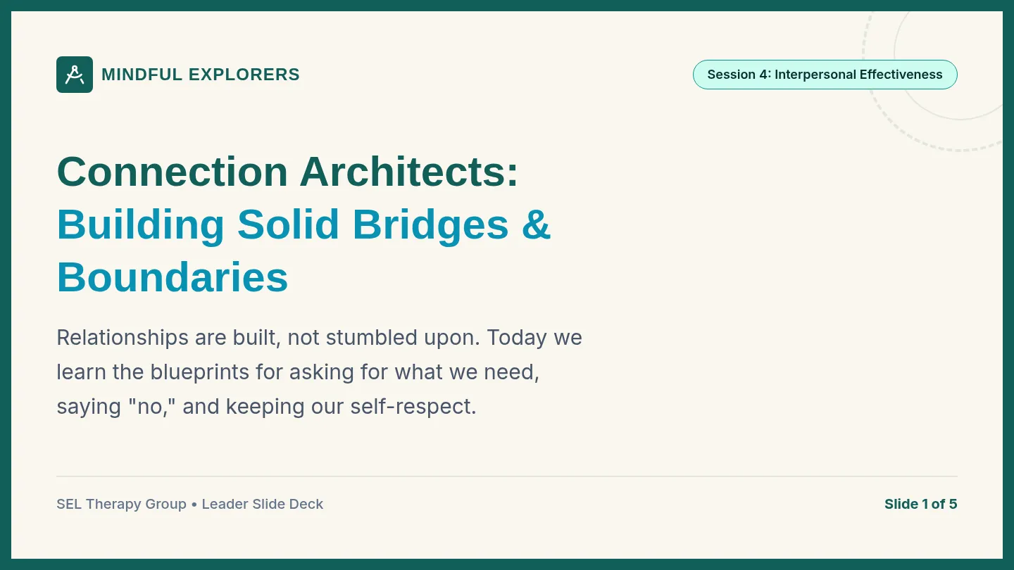 Connection Architects Slides