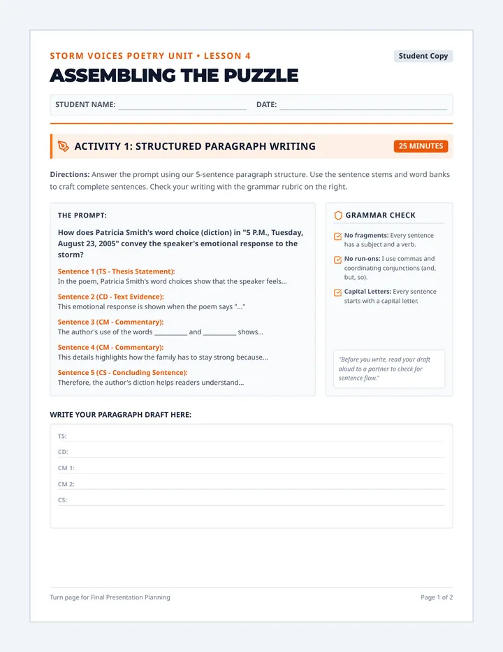 Assembling Puzzle Handout