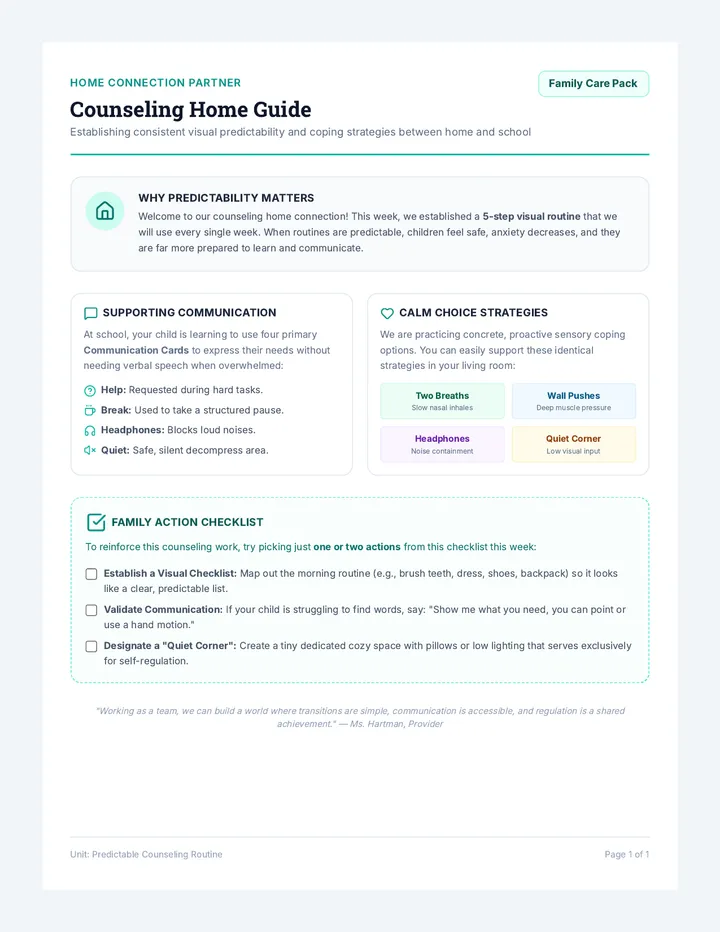 Routine Home Guide