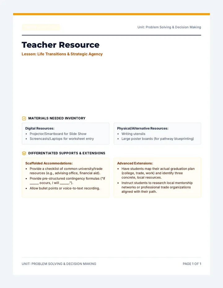 Grade 12 Teacher Resource