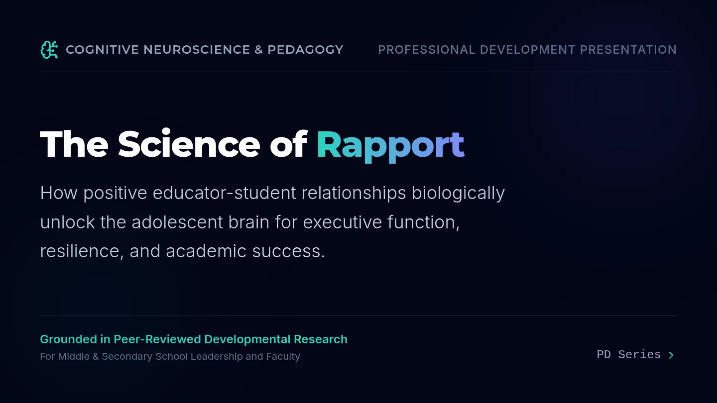 Science of Rapport Slides