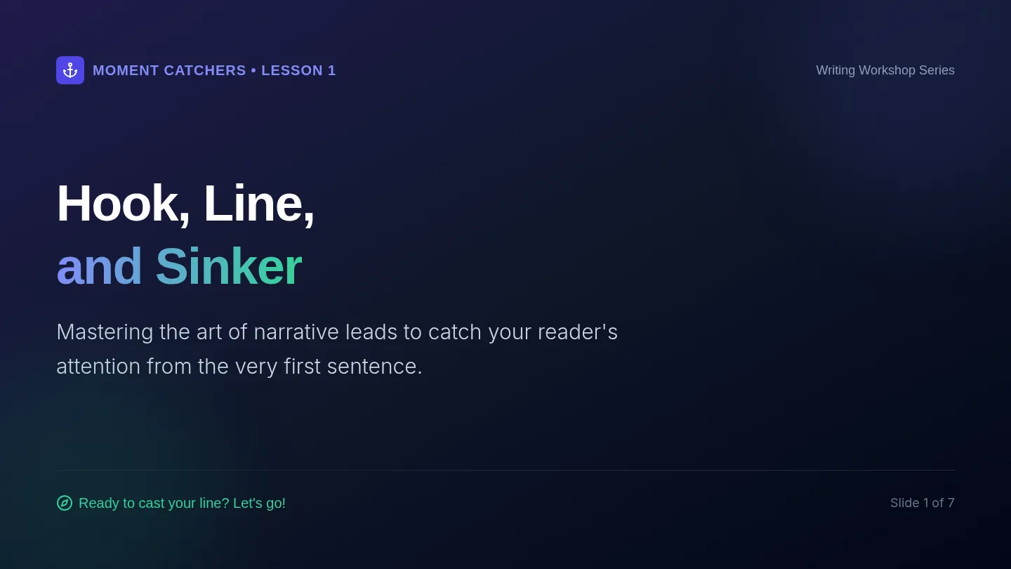 Hook Line and Sinker Slides