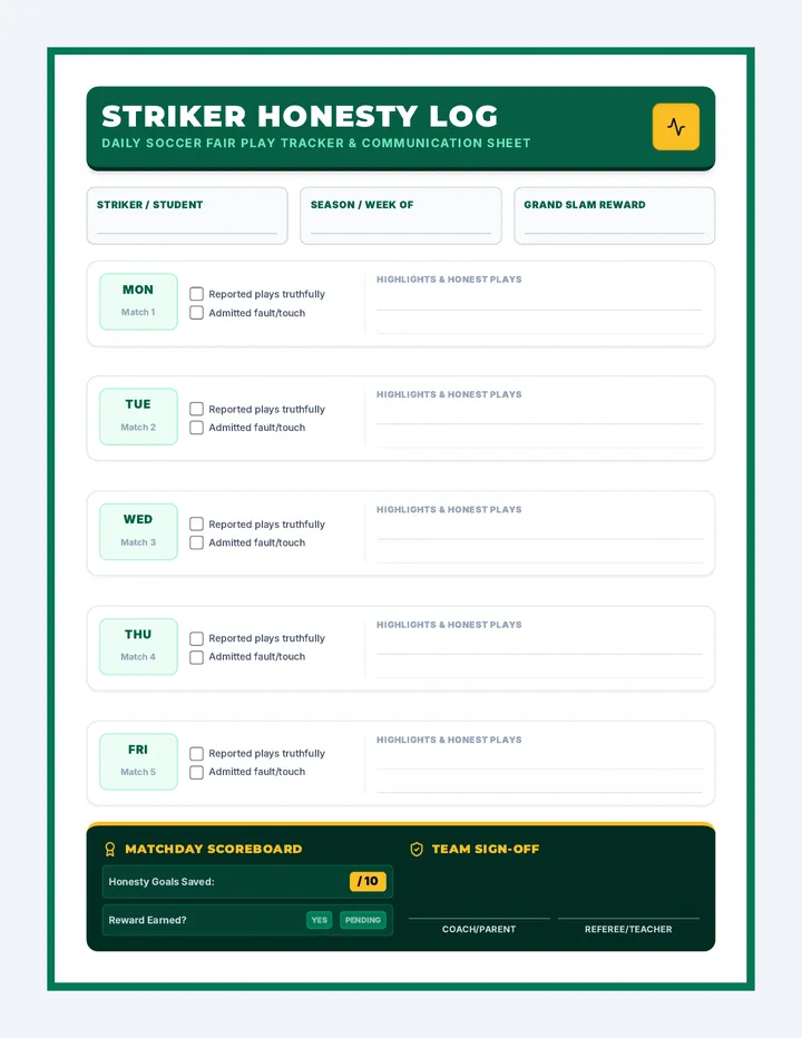Fair Play Daily Tracker