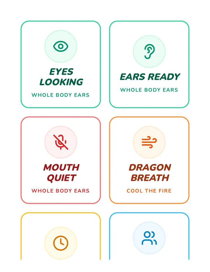 Leader Visual Cues Cards