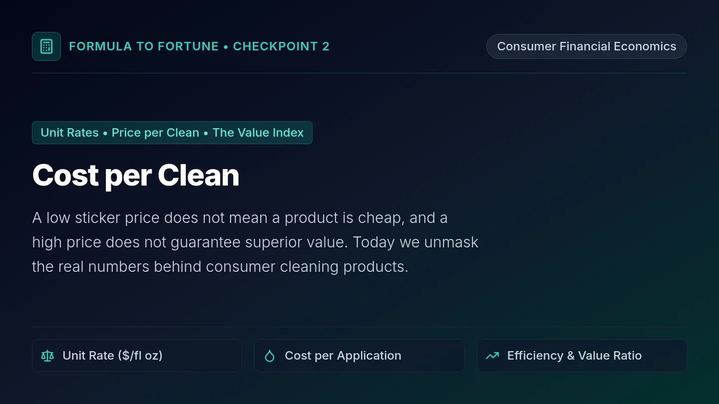 Cost per Clean Slides