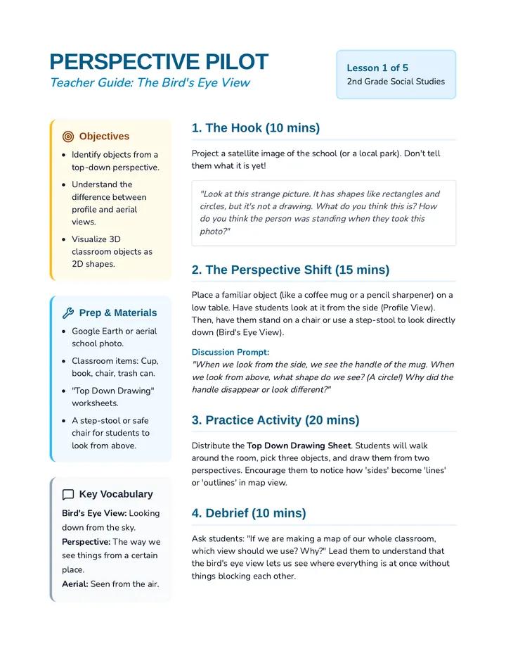 Perspective Pilot Teacher Guide