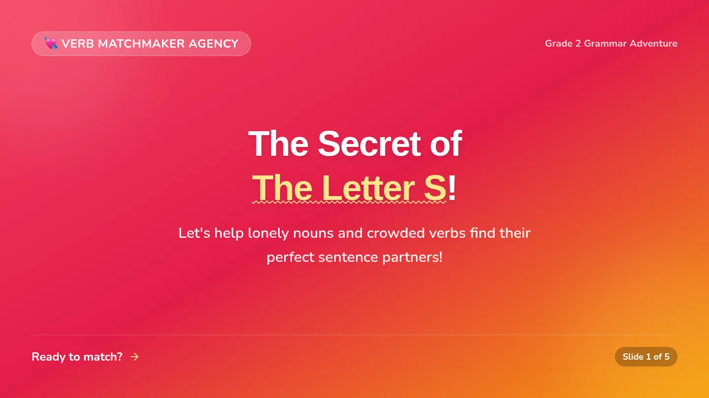 Matchmaker Slide Deck