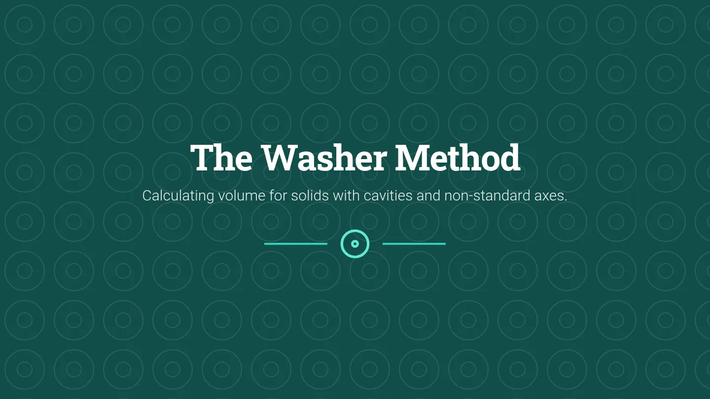 Washer Method Wonders Slides