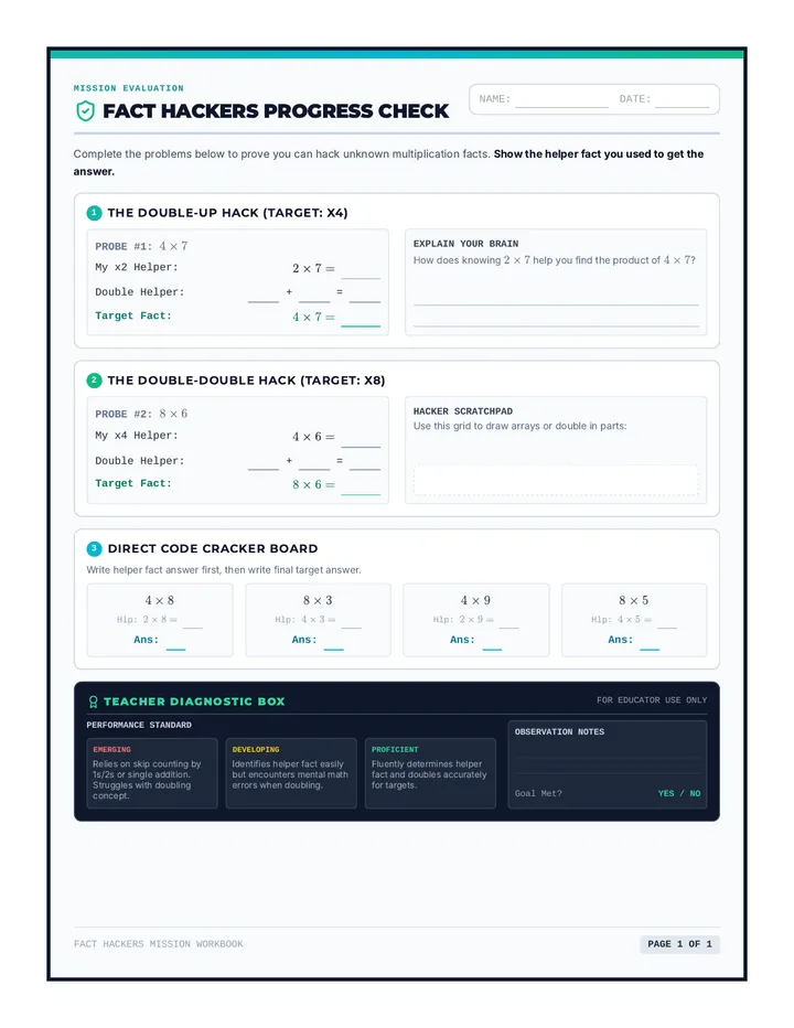 Fact Hackers Progress Check