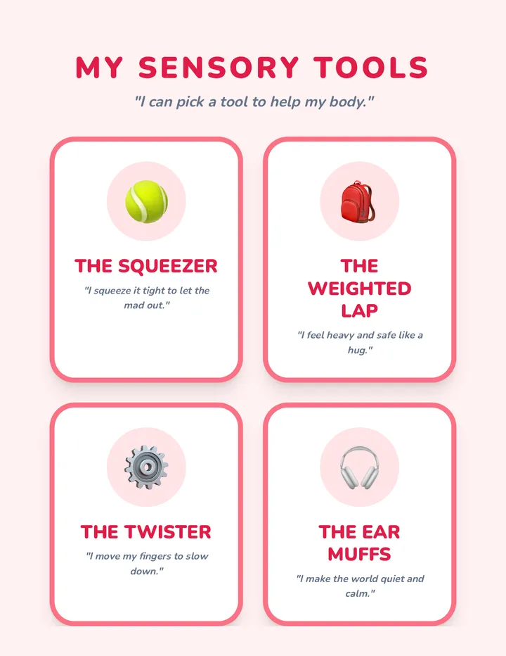 Sensory Tool Choice Visual