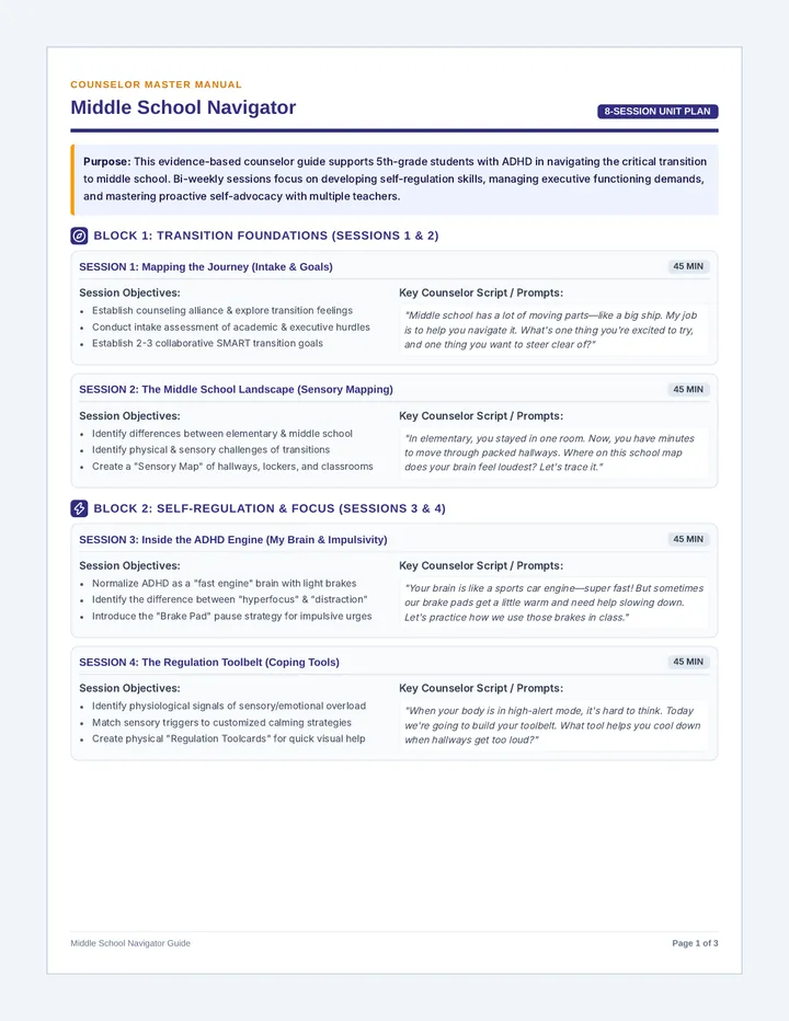 Navigator Curriculum Guide