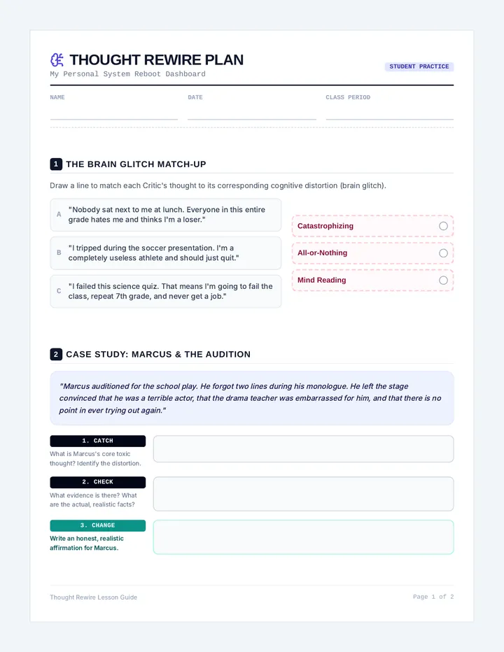 Catch Check Change Plan
