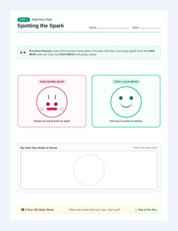 Body Signals Student Worksheet