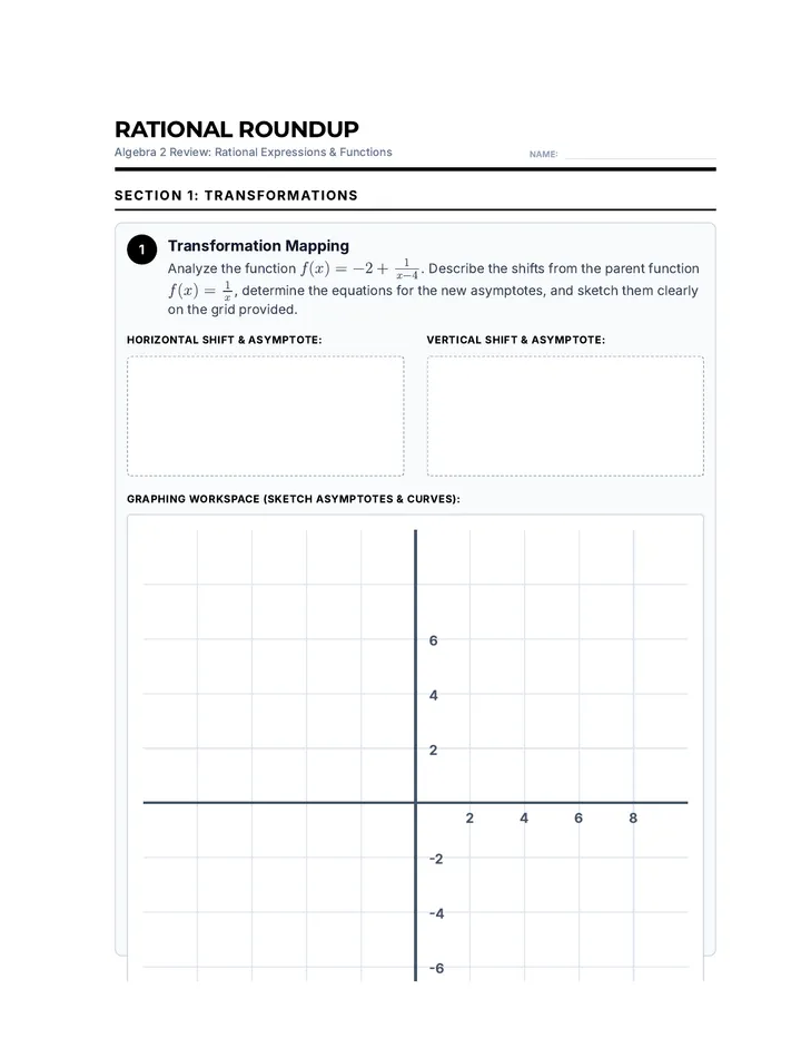 Rational Roundup Worksheet