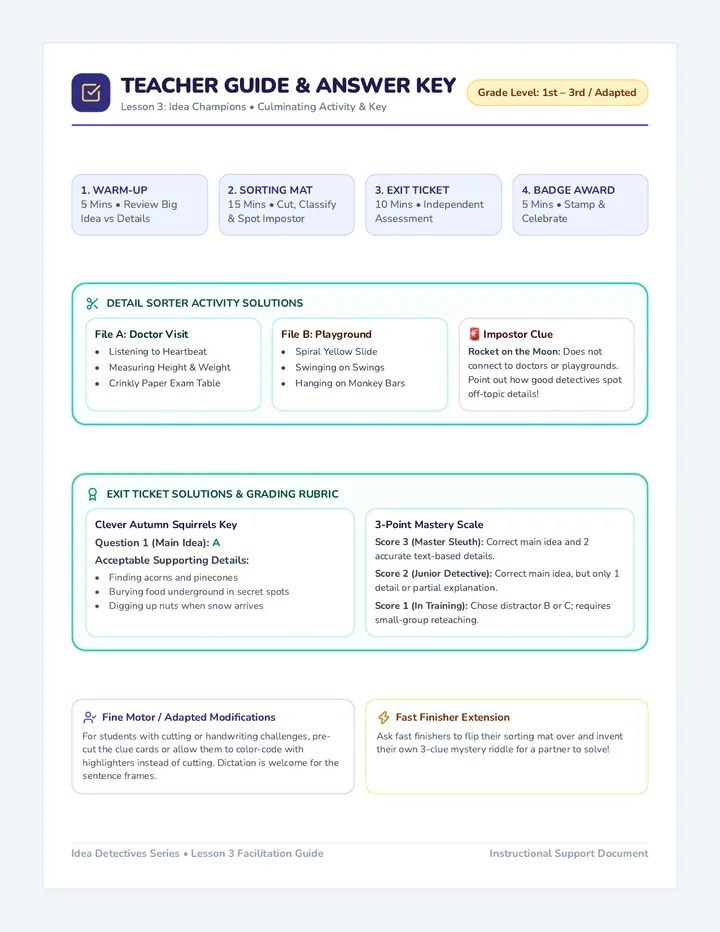 Idea Champions Teacher Guide