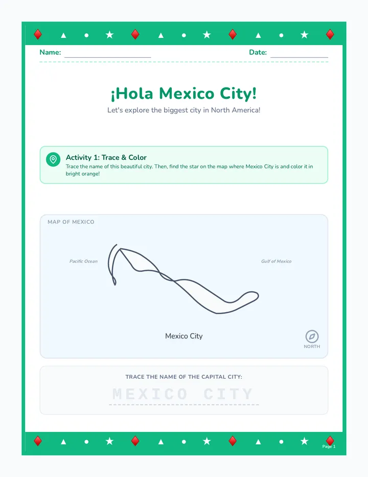 Chilango Colors Activity Packet