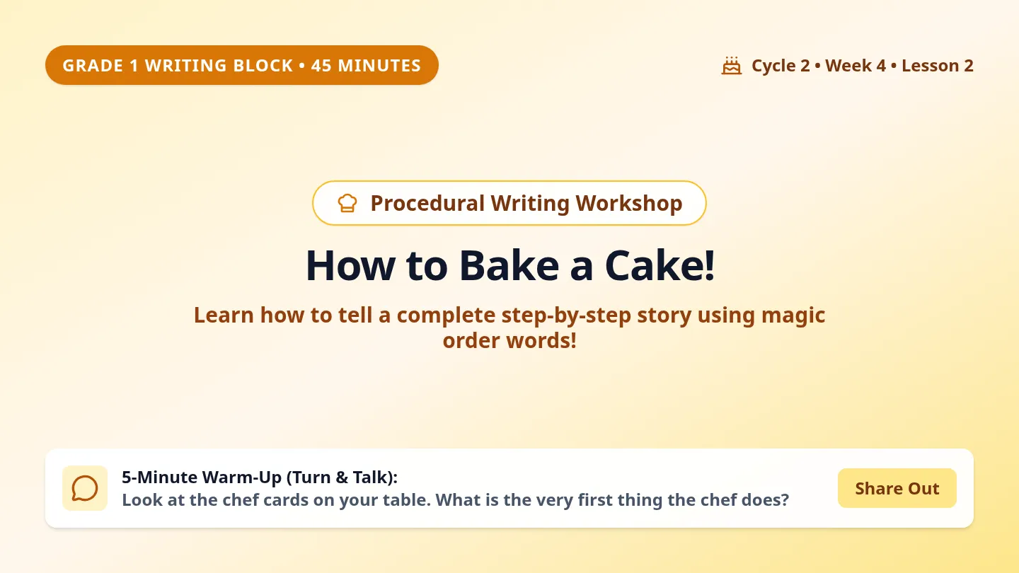 Cake Steps Slides