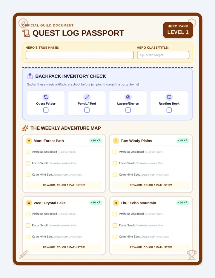 Quest Log Passport