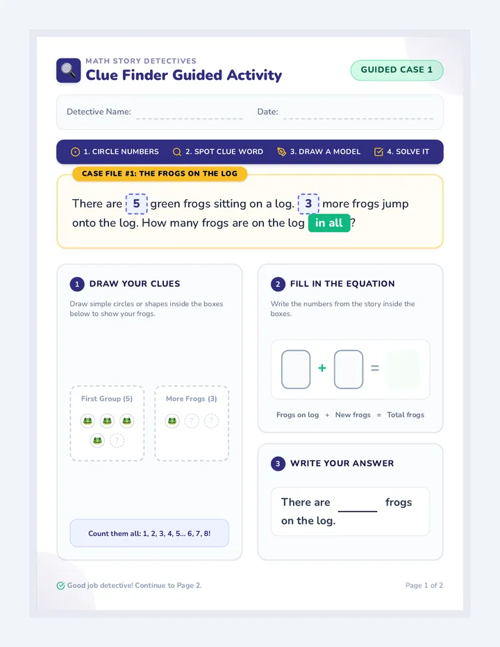 Clue Finder Guided Activity