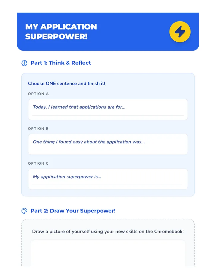My Application Superpower Cool-Down Doc