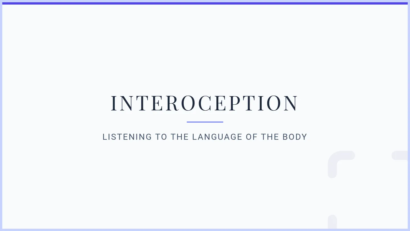 Interoception Slides