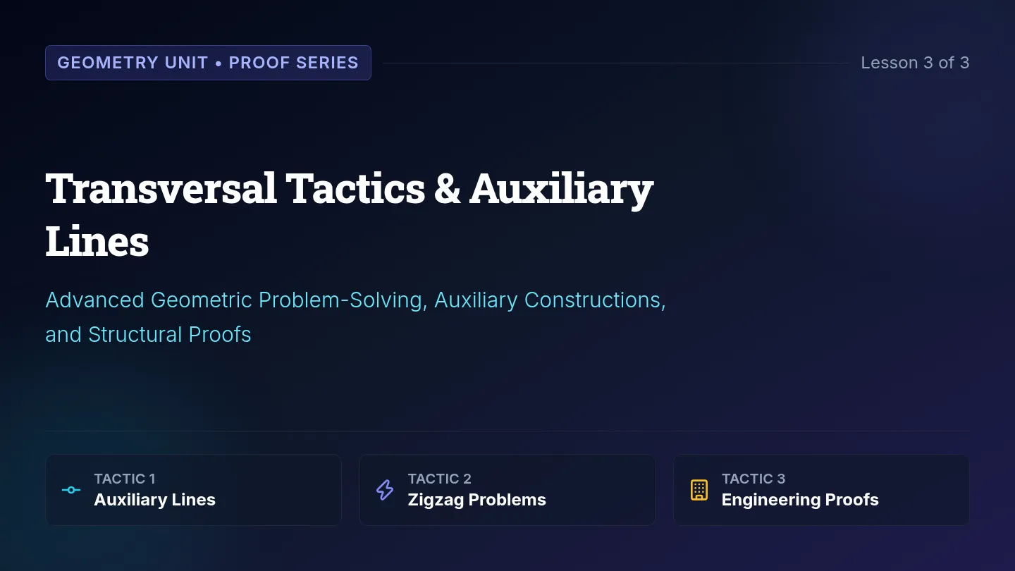 Transversal Tactics Slides