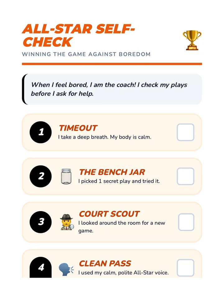 Boredom All Star Self Check