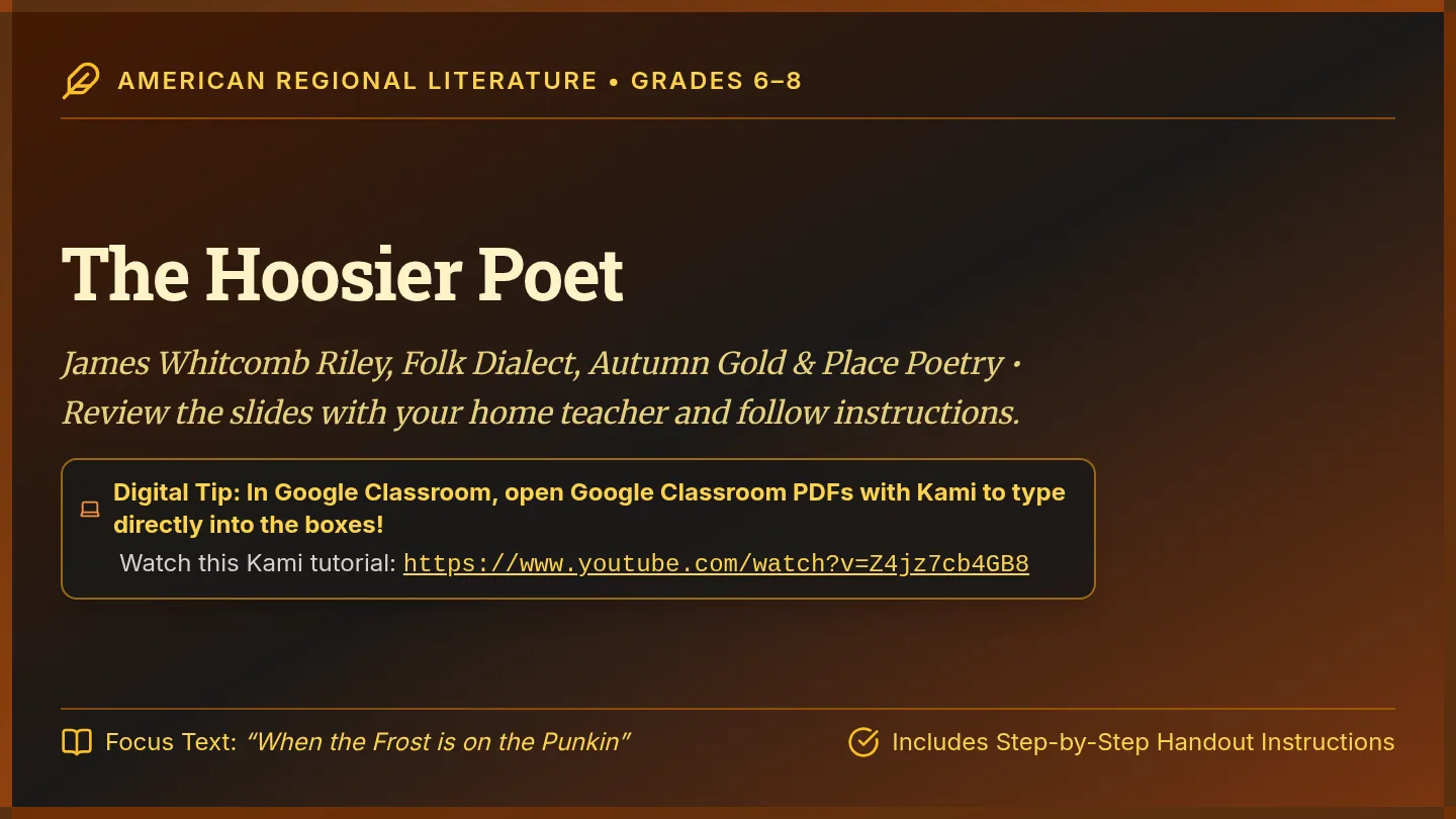 Hoosier Poet Slides
