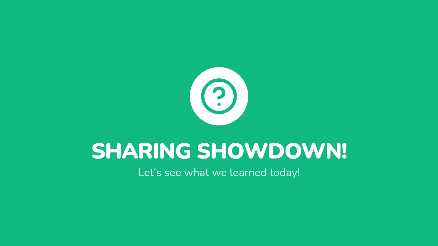 Sharing Showdown Quiz