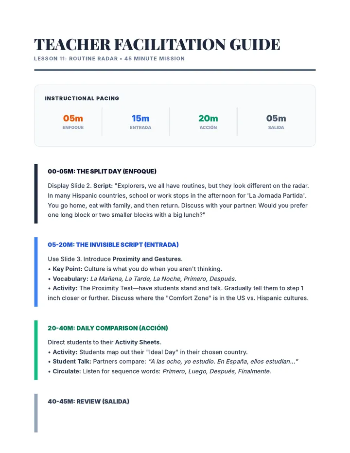 Routine Radar Teacher Guide (EN)