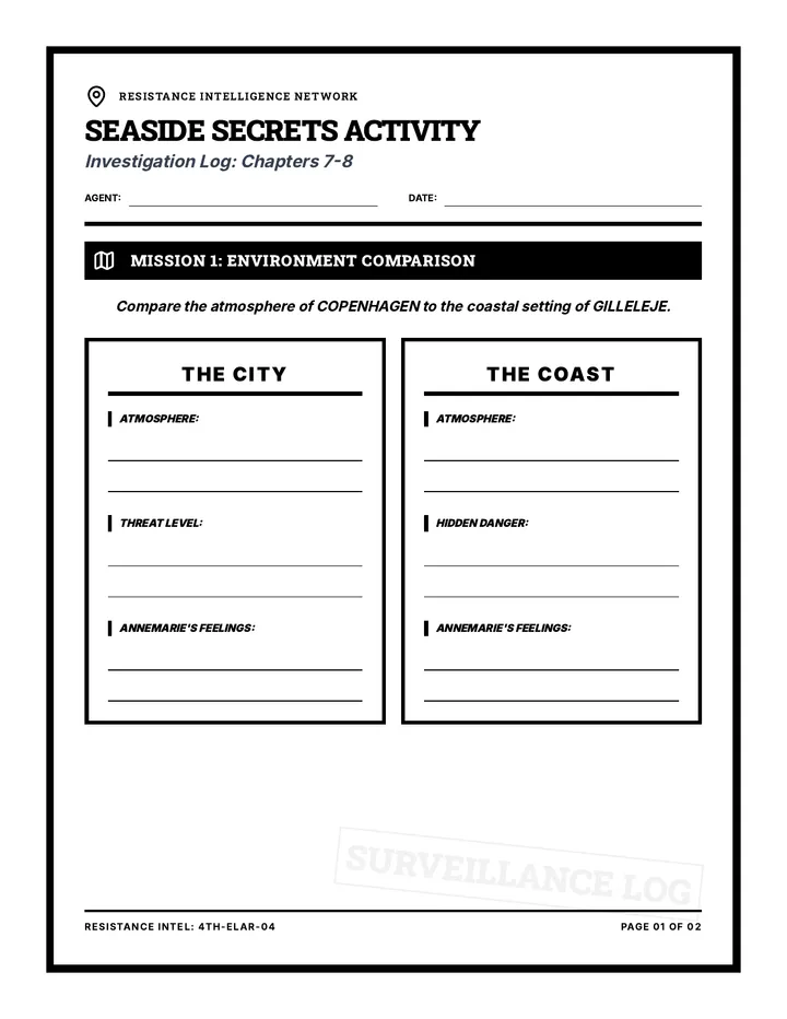 Seaside Secrets Activity