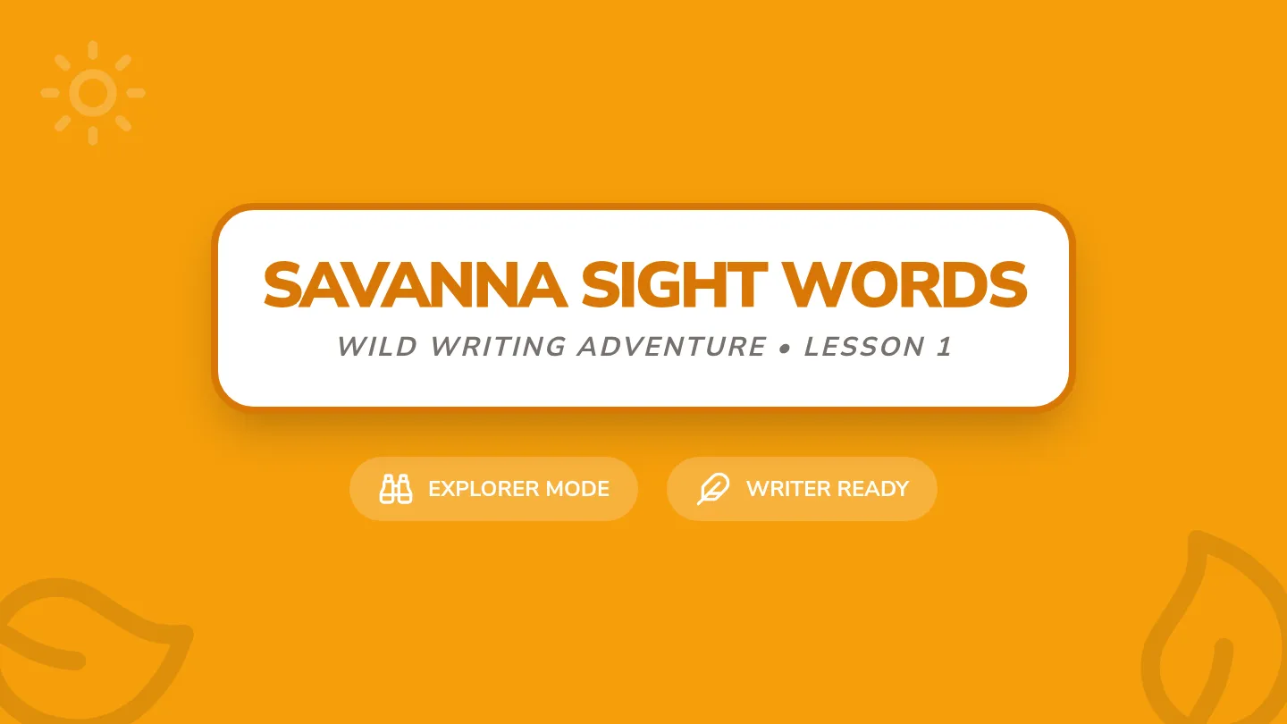 Wild Writing Slides
