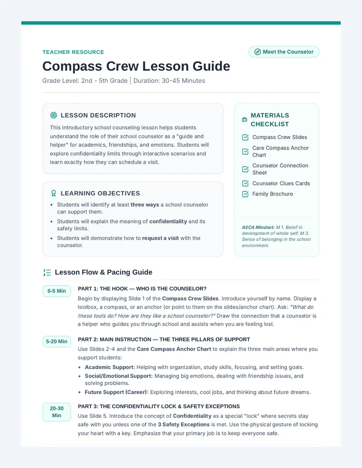 Compass Crew Teacher Guide