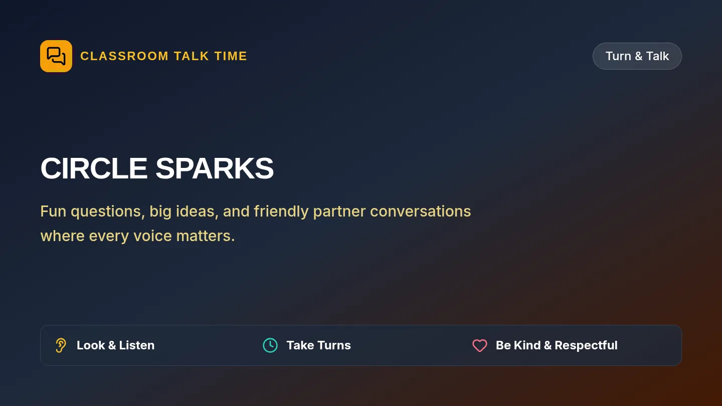 Circle Sparks Slide Deck