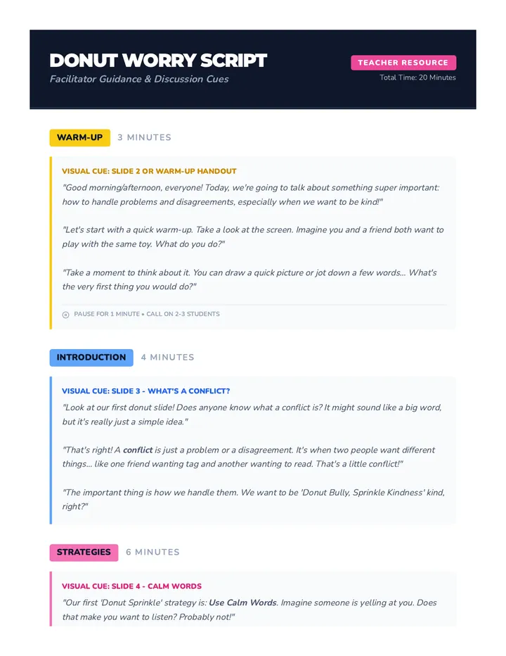 Donut Worry Script