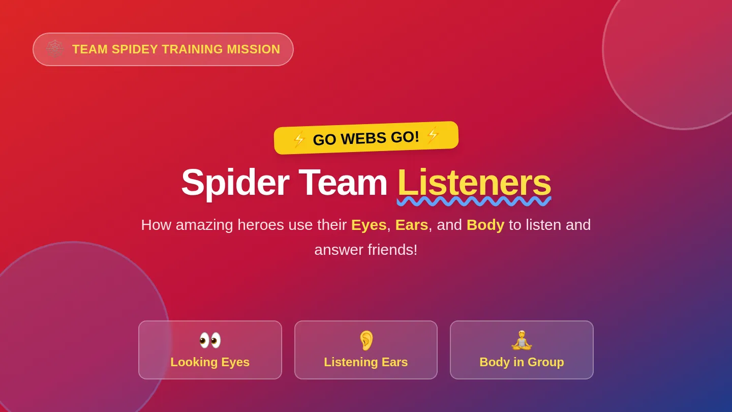 Spider Team Slides