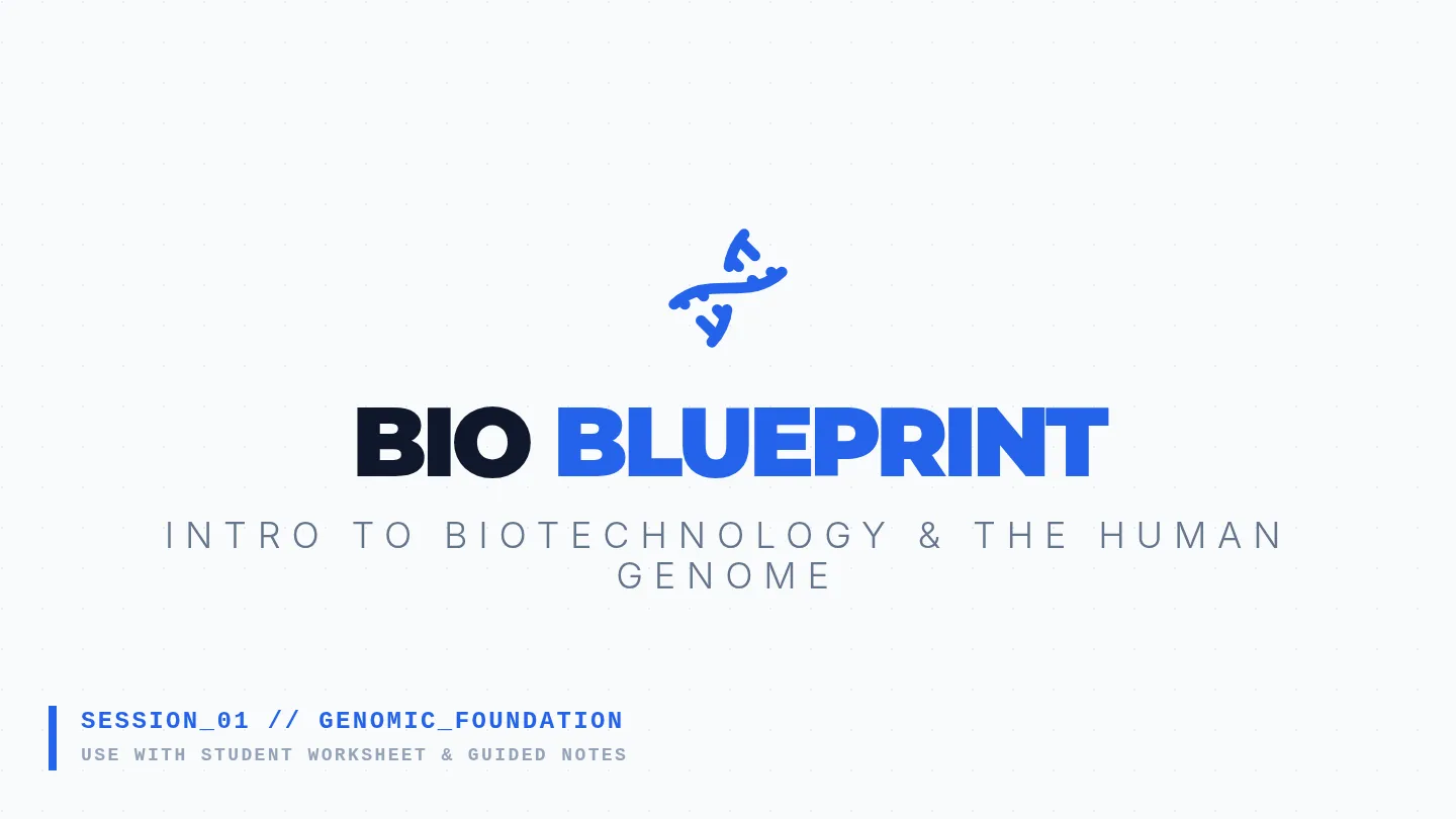 Bio Blueprint Slides