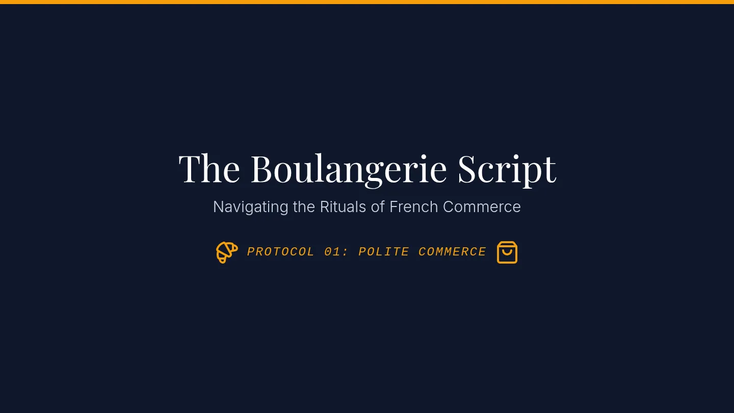 Boulangerie Protocol Slides