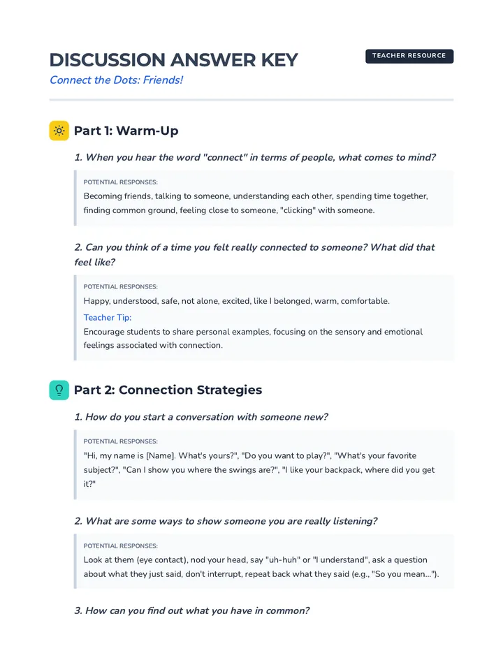 Connect the Dots Friends • Lesson • Lenny.com