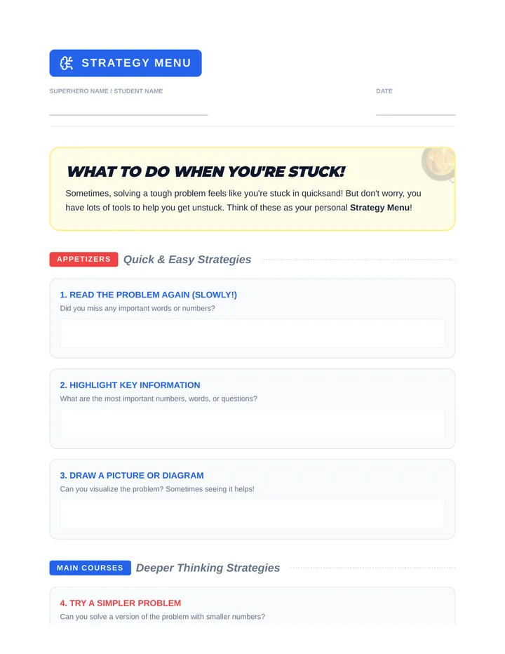 Strategy Menu Activity