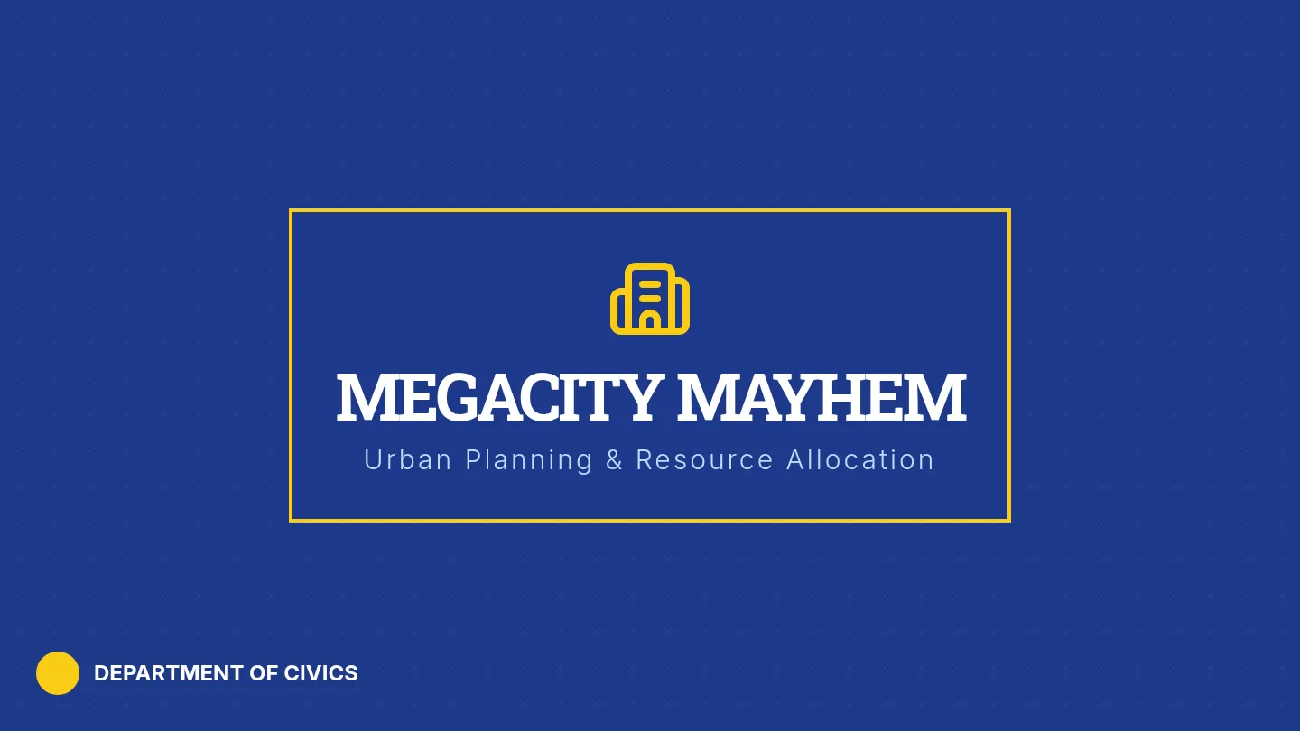 Megacity Mayhem Slides