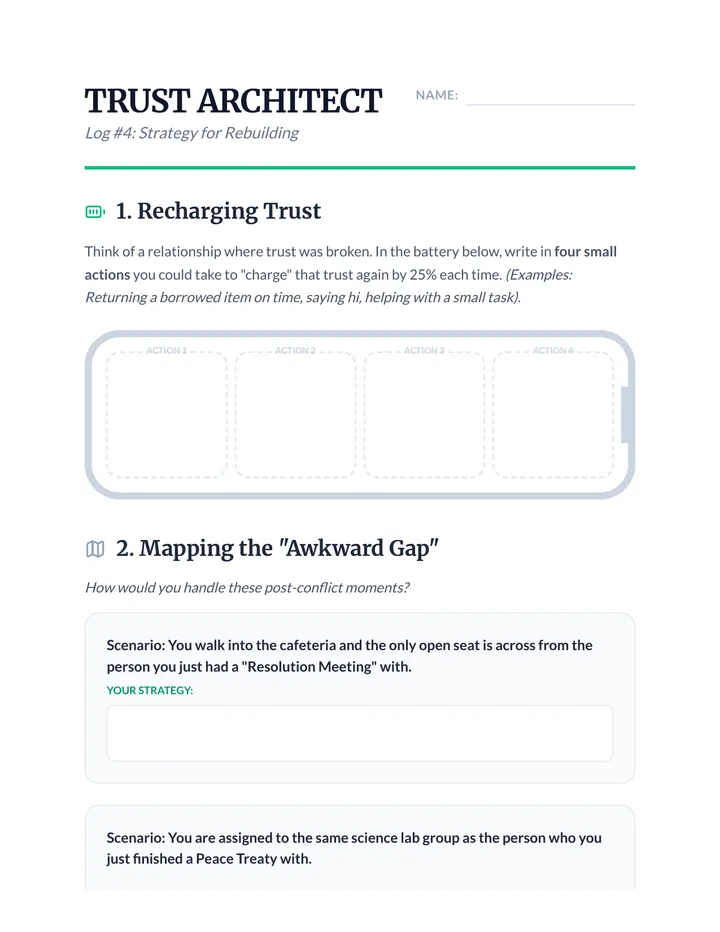 Trust Architect Worksheet