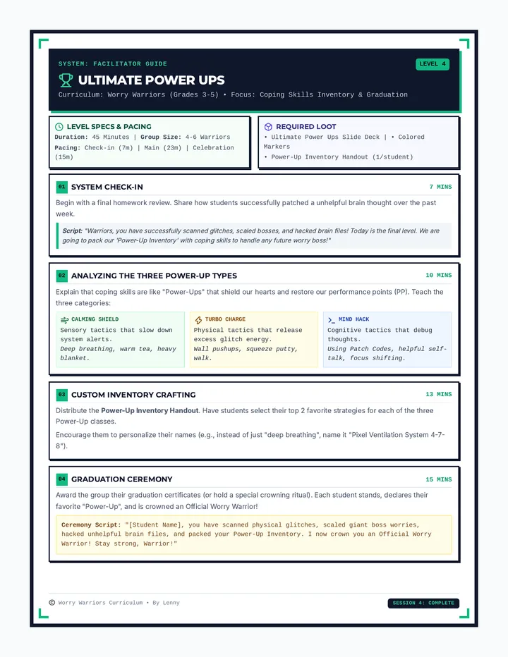 Ultimate Powerups Facilitator Guide