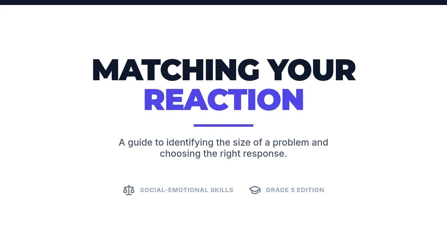 Reaction Scale Slides