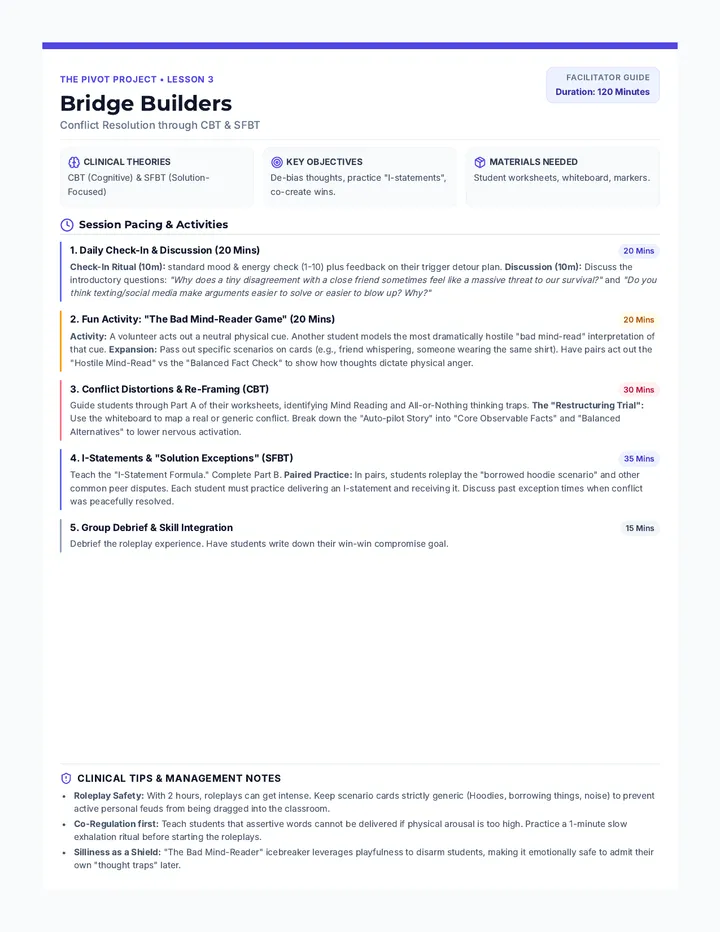Bridge Builders Facilitator Guide