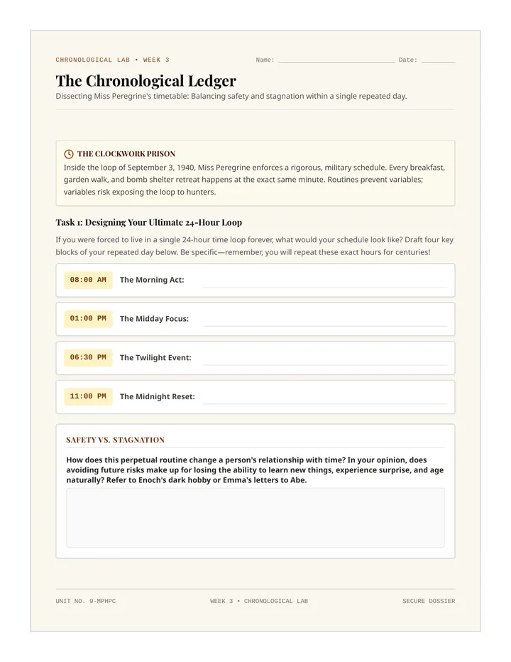 Chronological Ledger Activity