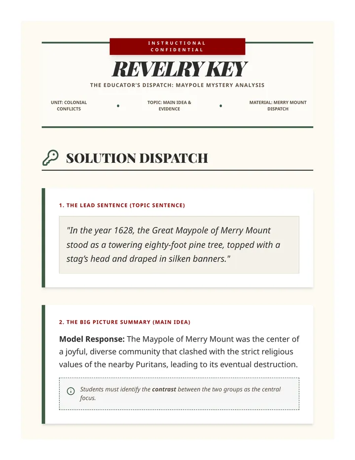 Merry Mount Key