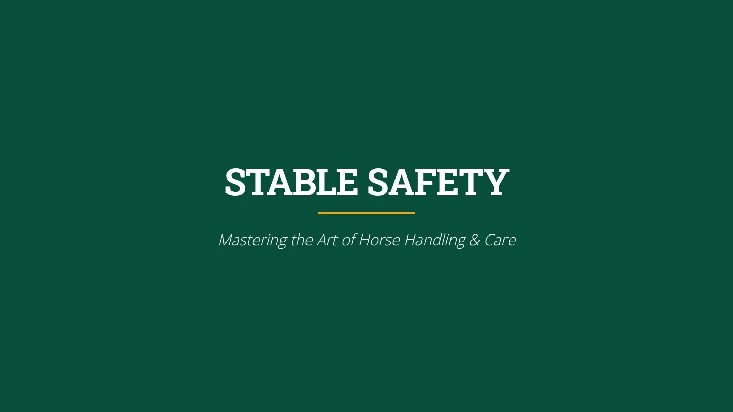 Stable Safety Slides